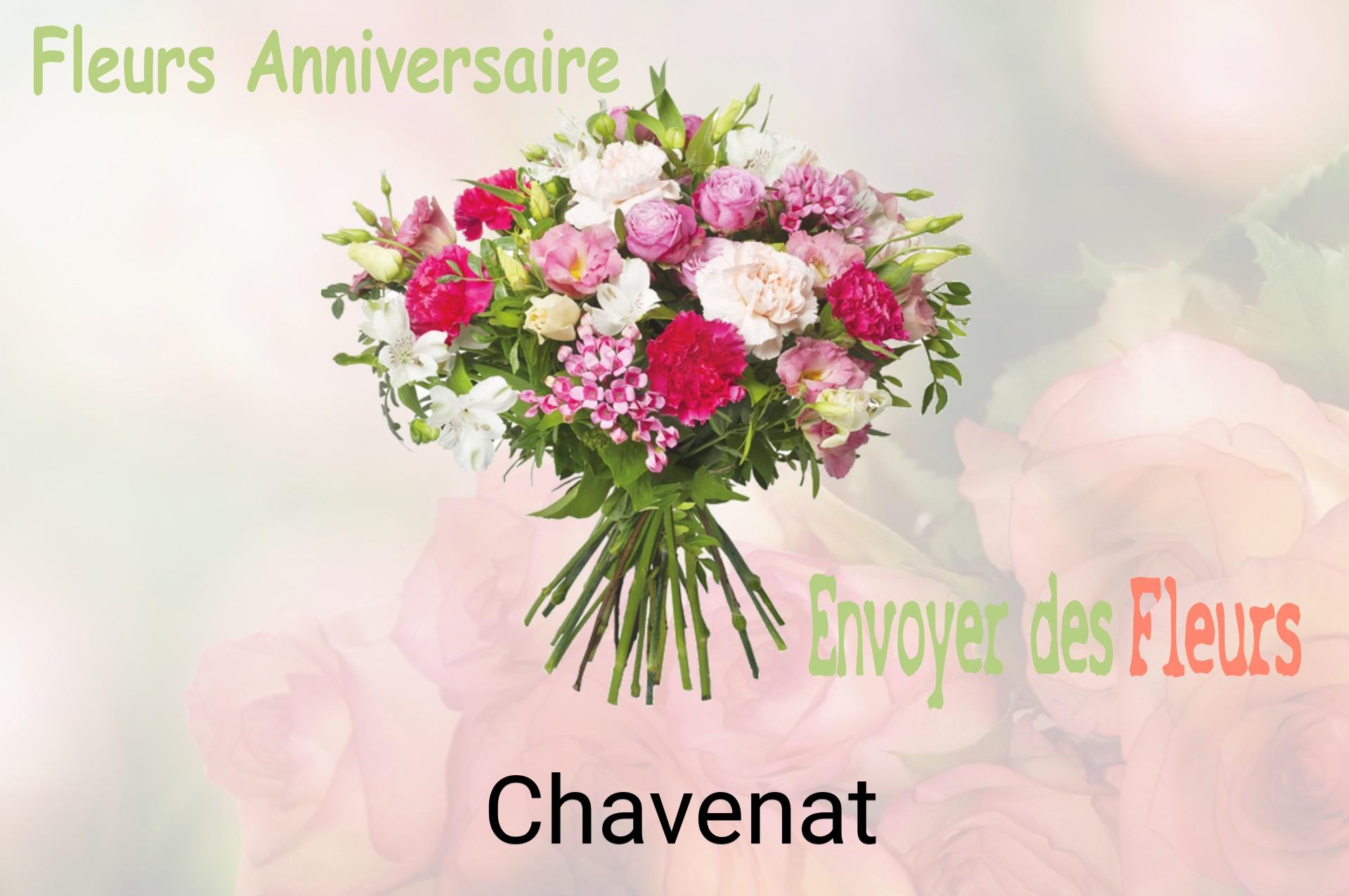 Bouquet de fleurs d’anniversaire livré à Chavenat